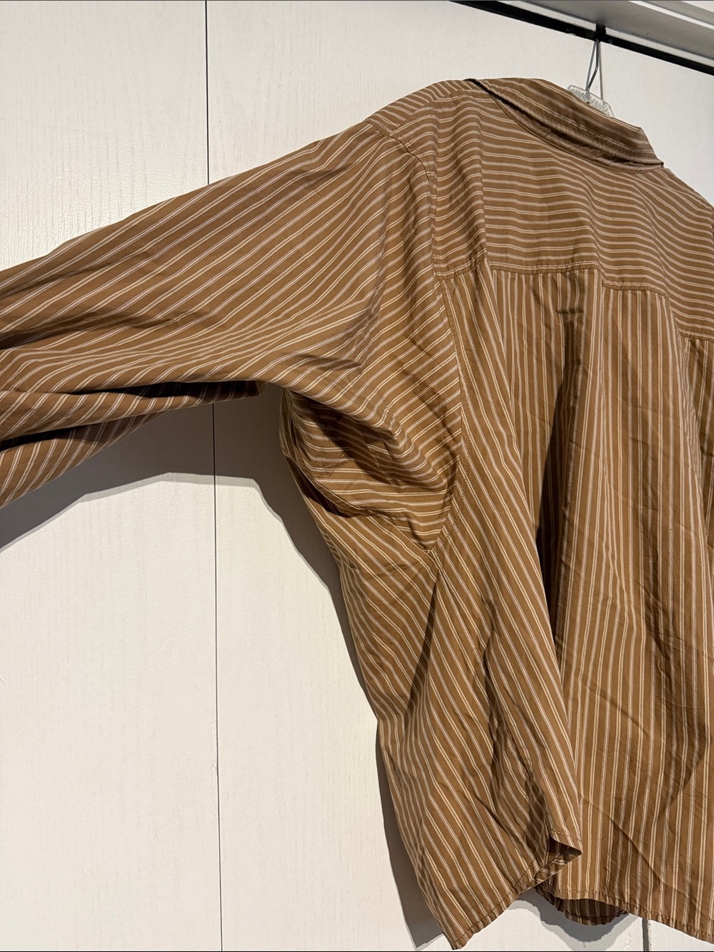 Free People Sabine Striped Articulated Shirt Button Down Cotton Sz XL NWOT - Picture 12 of 16